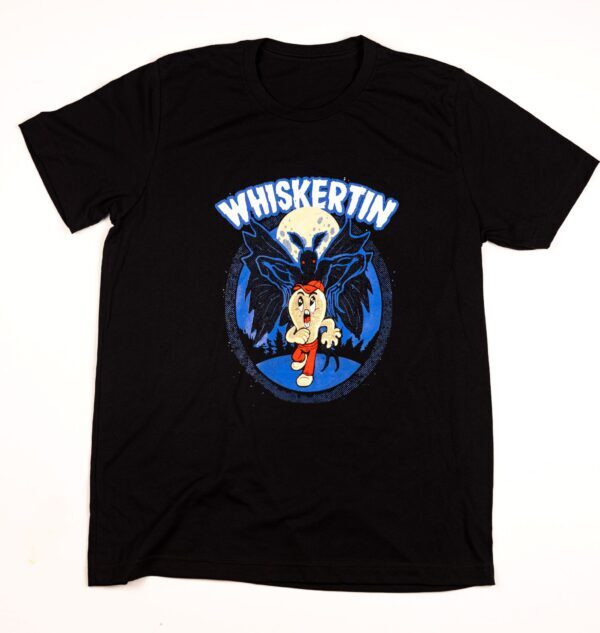Whiskertin Mothman T Shirt, Glow in The Dark!