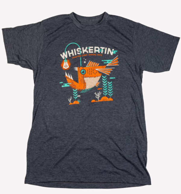 Whiskertin Angler FIsh T Shirt