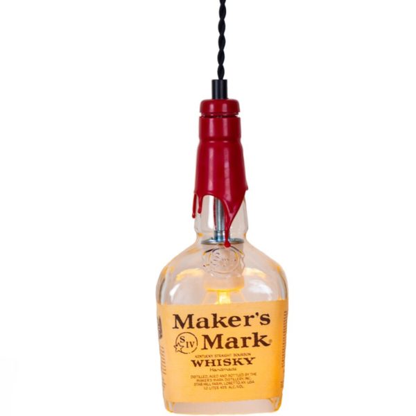 Maker's Mark Bottle Pendant Light