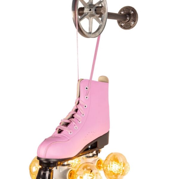 Roller Skate Light with Pulley (Pink)