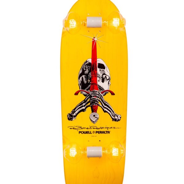 Powell Peralta OG Rodriguez Skull and Sword Yellow
