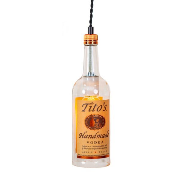 Tito's Bottle Pendant Light