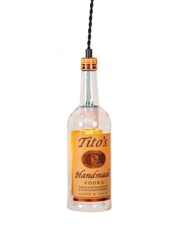 Tito's Bottle Pendant Light
