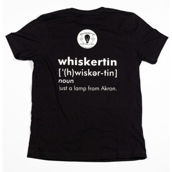 Whiskertin Totally Lit Black T Shirt